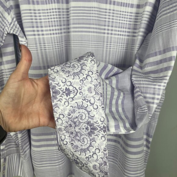 Robert Graham Button Up Long Sleeve Flip Cuff Shirts Lot of 2 Mens Sz. XL - Picture 4 of 9